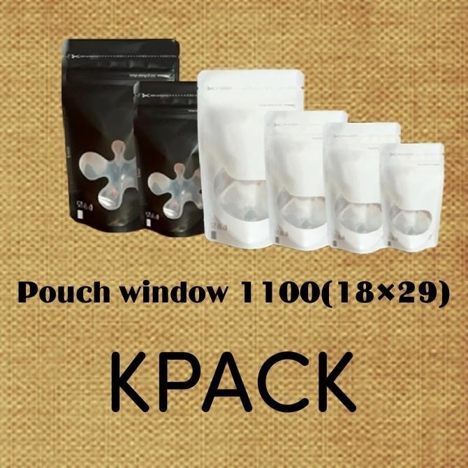 (Good) standing pouch window transmetz 18x29