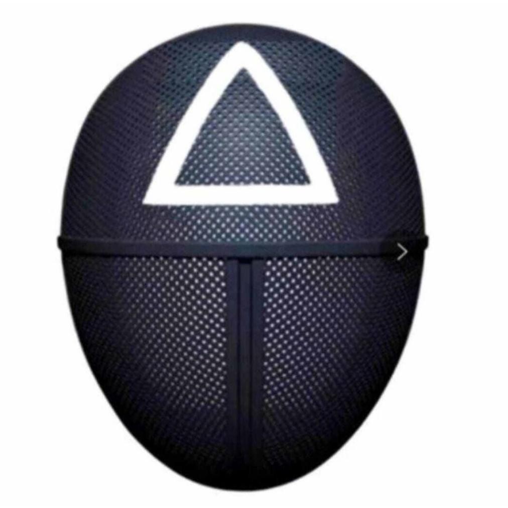 Mega Sale Cod Mainan Anak Topeng Squid Game Lingkaran Segitiga Kotak / Mainan Mask Squid Game