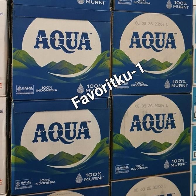 

(Good) Air Mineral AQUA Kemasan Botol 1500 ml 1500m (Ojol Only)