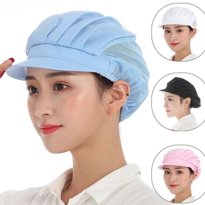 Topi Oi Jamur Topi Chef Wanita Topi Oi Dewaa Topi Maa Oi Perempuan Chef Hair Net Jaring