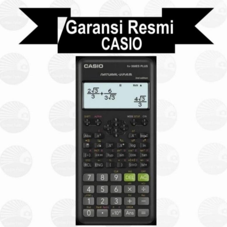 

fg-7 Casio FX-350ES PLUS ORIGINAL - Kalkulator Ilmiah / Scientific Calculator Original
