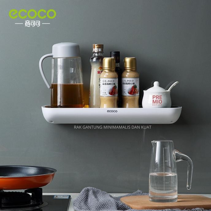 PREMIO Rak Gantung Tempel Dinding Dapur Kamar Mandi Toilet Tanpa Bor [terbaik]