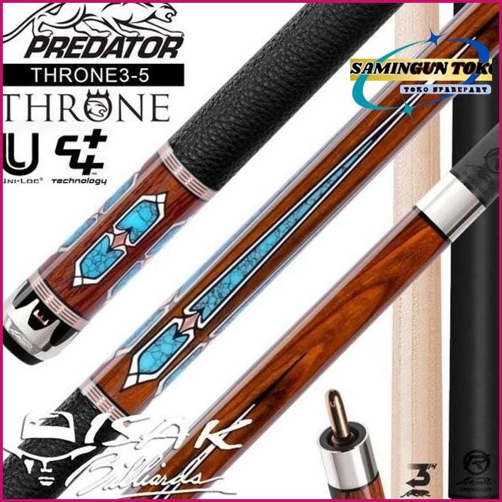 Promo.. Predator Cue Throne3 5 - Low Deflection Billiard Stick Biliar Stik Ori