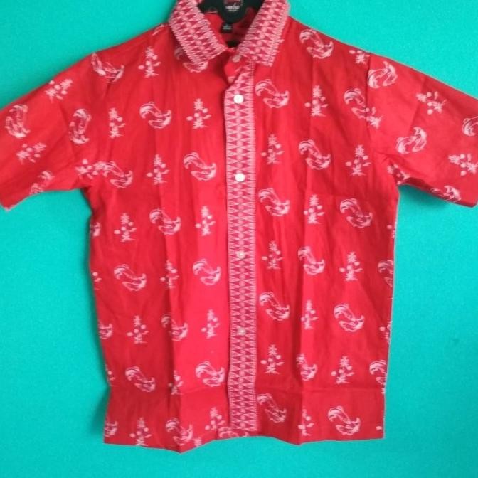 New Item, Batik Sd Sekolah Dasar Motif Gabus Merah