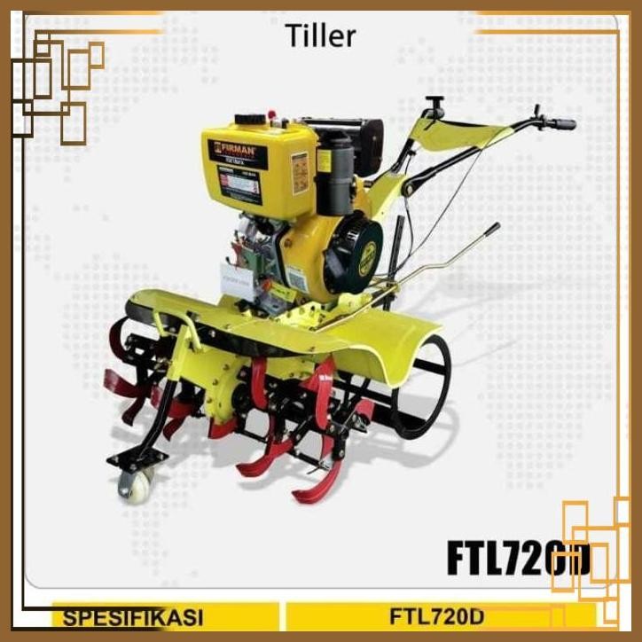 [KRT] TRAKTOR LADANG & SAWAH FIRMAN FTL 720 D SOLAR
