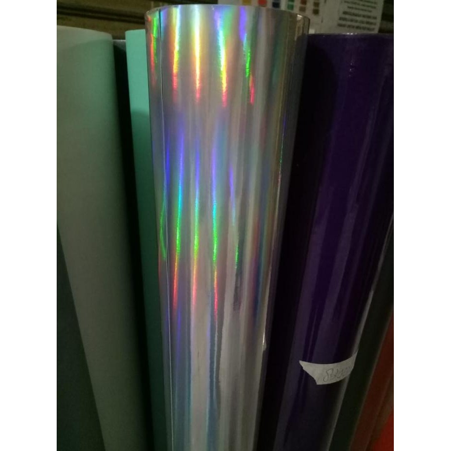 

Promo Stiker Hologram Pelangi Merk Duratac Holographic Chrome 127cm x 100 cm COD