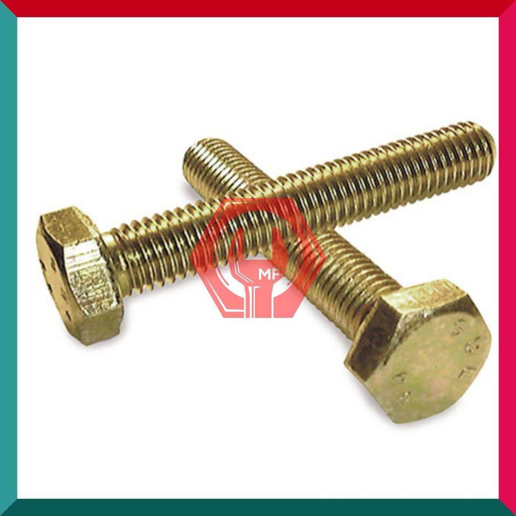 Baut Mur Kuning M6x25 Kunci 10