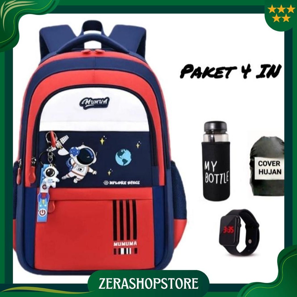 Tas Astronot - Tas Sekolah Anak Laki Laki Perempuan Sd Smp Anti Air - Tas Gendong Sekolah - Tas Anak