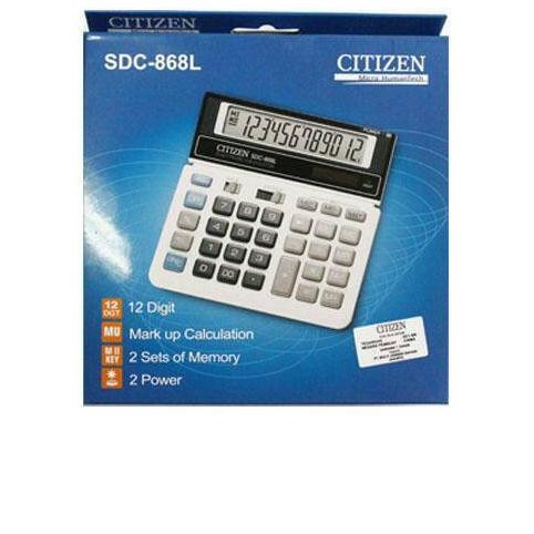 

CQ37 Citi.Zen SDC-868L - Kalkulator Meja Premium