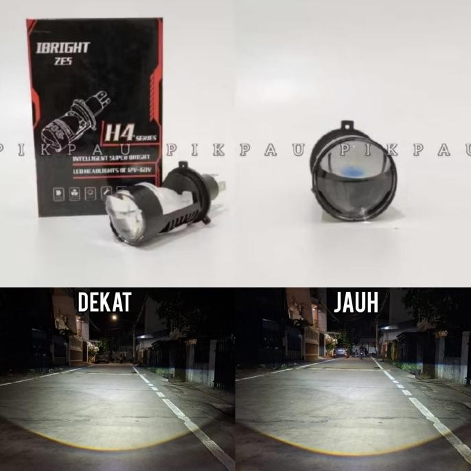 Ibright Lampu Utama H4 Projector Ze5 Original Dengan Kipas Pendingin
