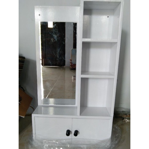 Harga Miring Promo Kaca Rias Dinding//Meja Rias Minimalis//Cermin Rias Gantung//Rak Kaca Meja