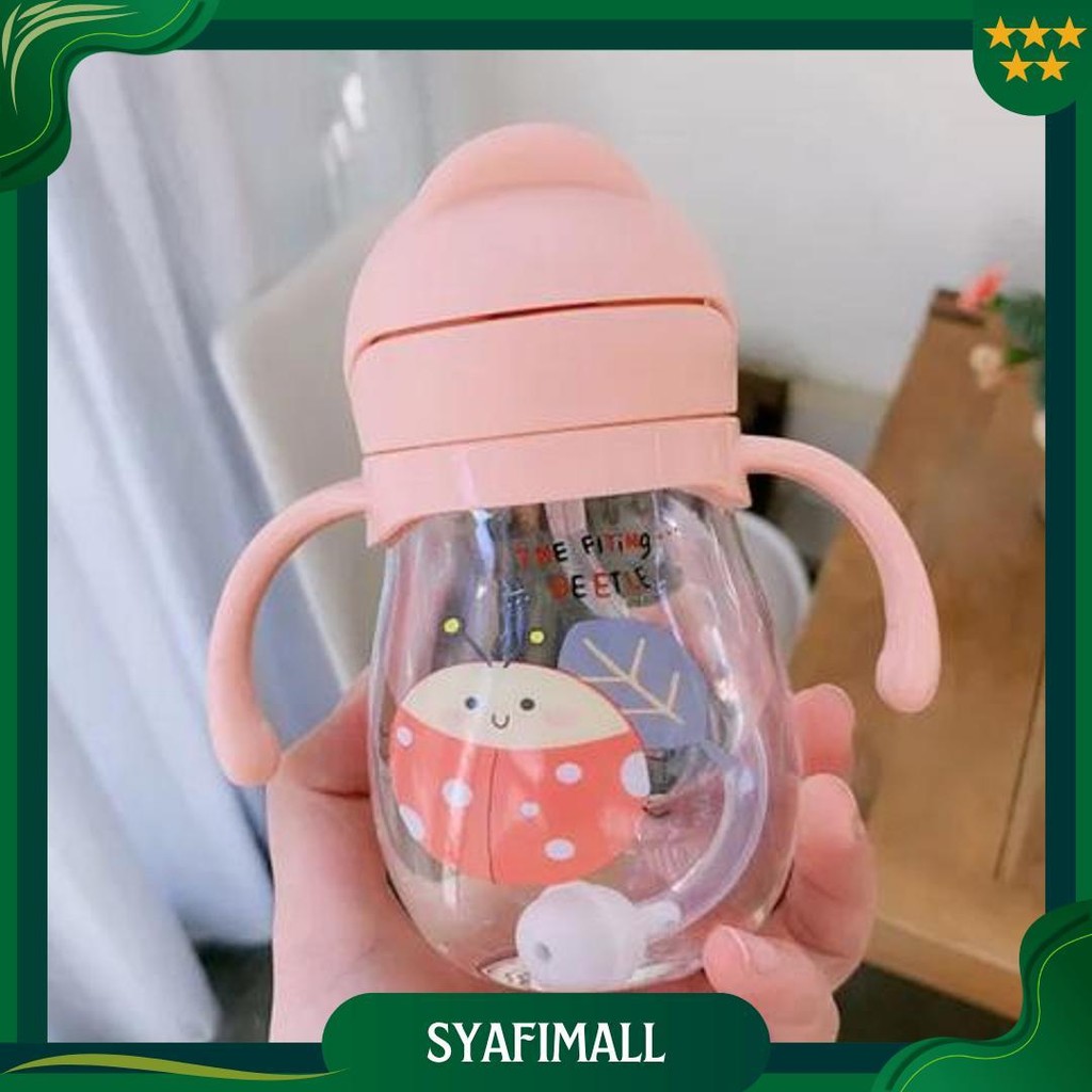 Botol Minum Anak Sekolah Tempat Minum Korea Plastik Tumblr Transparan Botol Air Minum Aesthetic Este