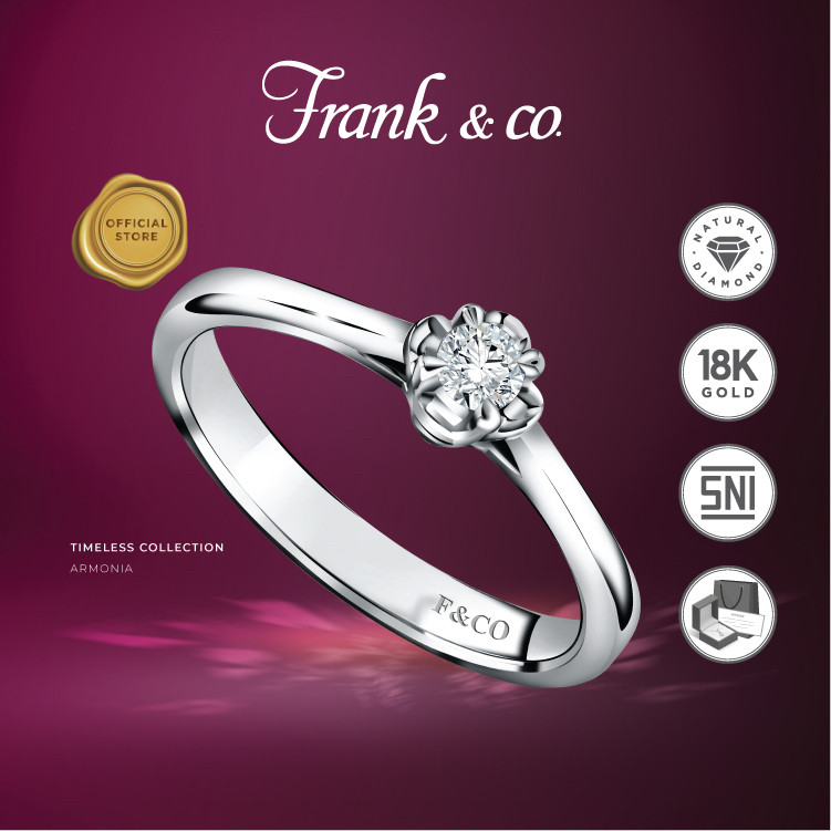 Frank & co. Armonia ring / cincin wanita