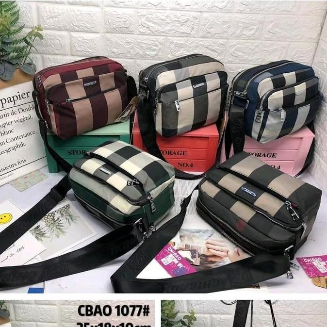 Murah Tas Selempang Wanita Chibao Import Terbaru 1077 Motif Bb