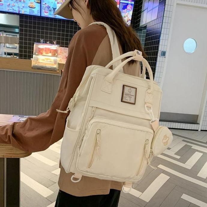Murah Tas Ransel Sekolah Korea Style Tas Sekolah Tas Kampus Wanita Ransel Tas Kampus Wanita Ransel