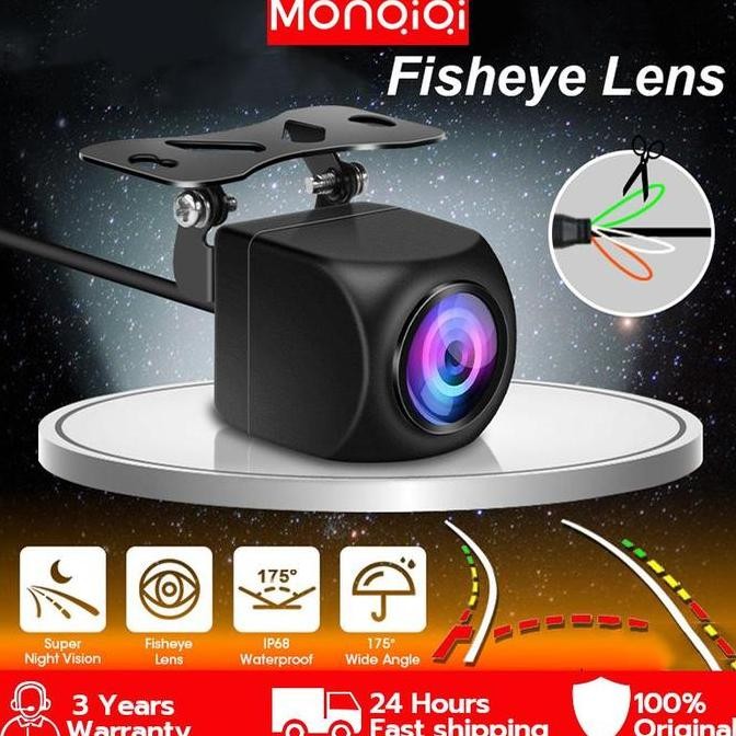 Promo MONQIQI Kamera Belakang Mundur AHD Mobil Kamera Spion Mobil 720P Kamera Belakang HD 170 Kabel 