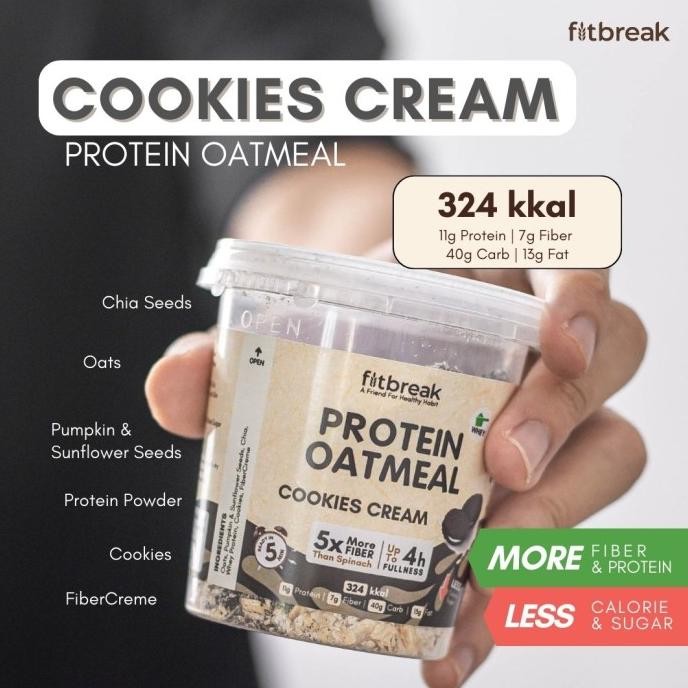 

PROTEIN OATS PAKET 4 GRATIS 1 TINGGI SERAT / HEALTHY SNACK