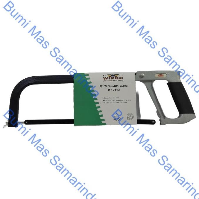 Open DS] Wipro Stang Gergaji Gagang PVC Gagang Aluminium 12" / Hacksaw Frame Wipro