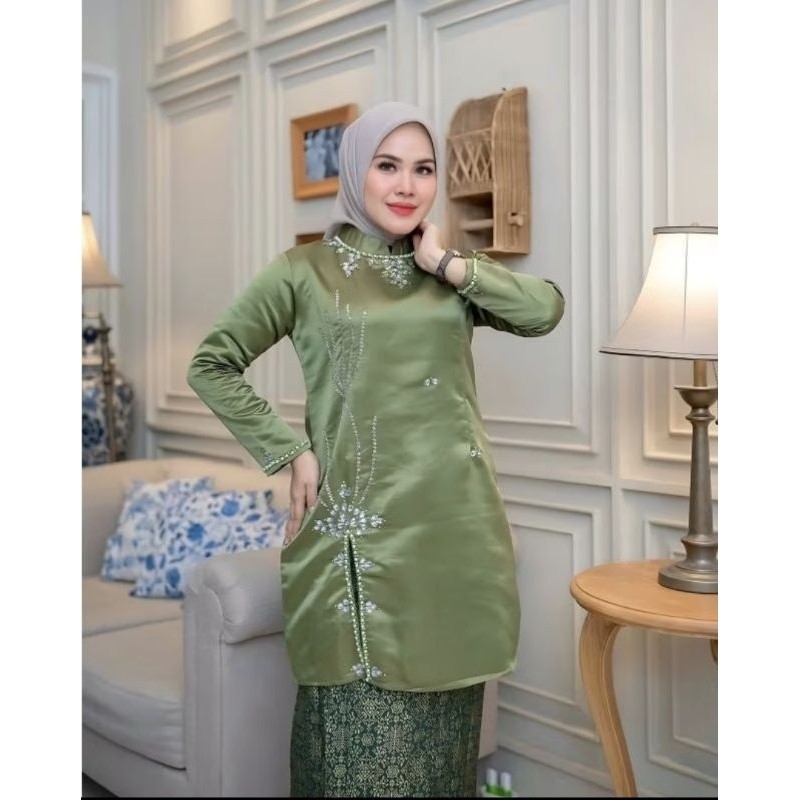 Discount Realpick Kebaya Kurung Melayu/kebaya kurung payet /kebaya pesta/ kebaya kurung melayu