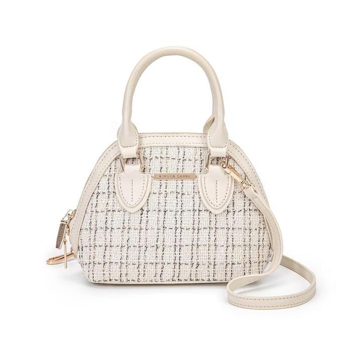 Sale Kimura Carnu - Tas Genggam Mini Rajut - Tas Selempang Rajut Wanita - Half Moon Bag Mini Rajut #