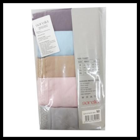 Panty Pack (Celana Dalam) Sorella Cotton V-Back Panty S25-73059Mix Harga Promo