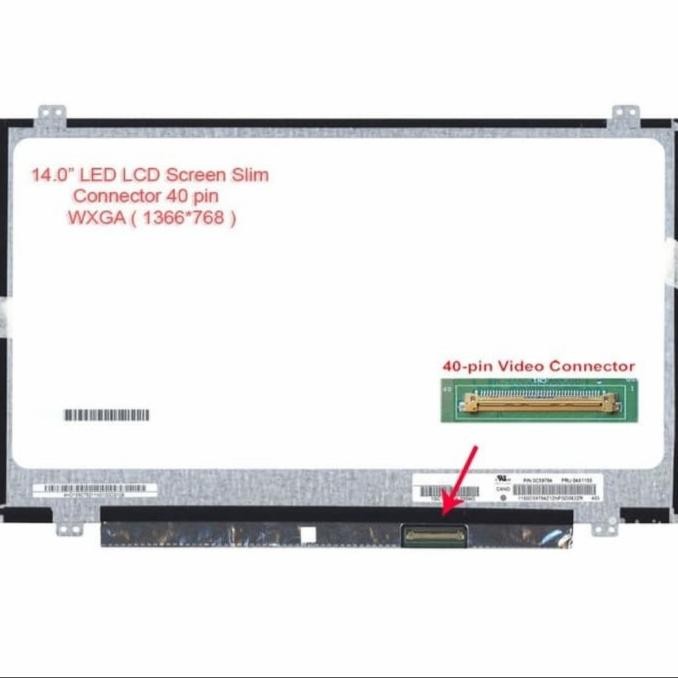 Lcd/Led Laptop 14.0" ( N140Bge-L42 ) Slim 40 Pin