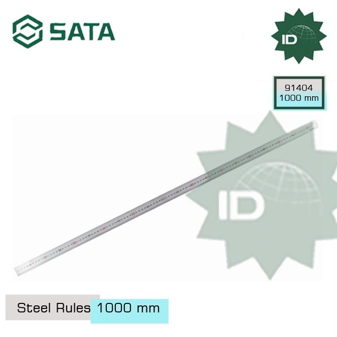 

Terlaris! Penggaris Besi 1000 Mm Steel Rules 100 Cm 91404 Sata