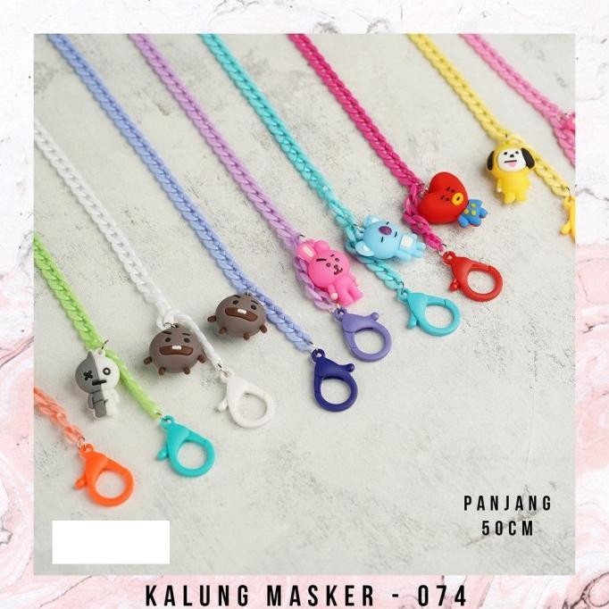 NEW Tali Masker Dewasa Tali Masker Anak Kalung Masker BTS BT21 Strap Impor