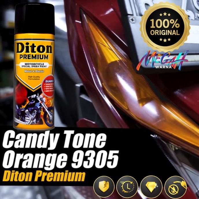 Pylox Diton CandyTone Smoke Hitam Orange Merah Pilox Pilok Cat Semprot murah