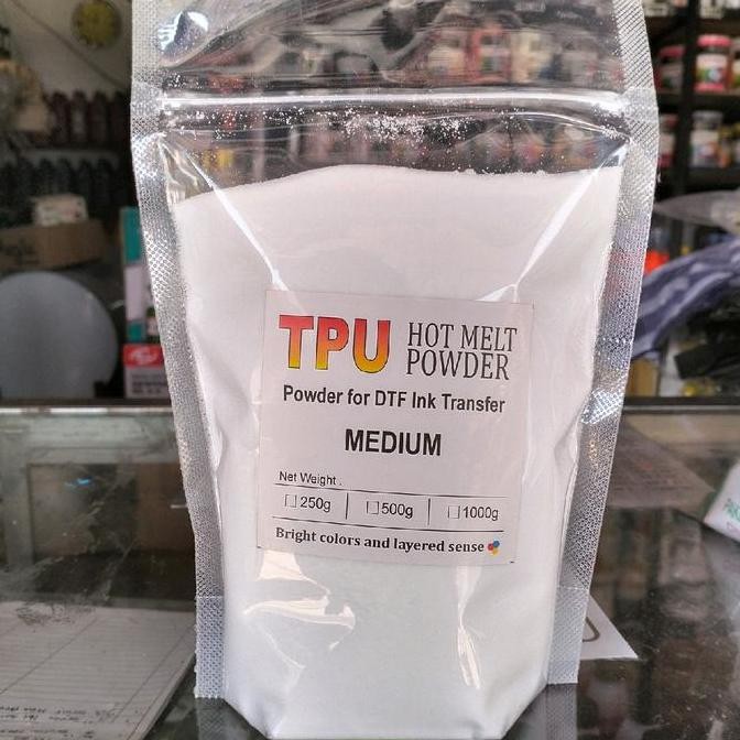

Tpu Hot Melt Adhesive / Dtf Powder / Lem Dtf 500Gram New Stok