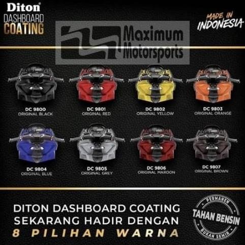 DITON PREMIUM DASHBOARD COATING ORIGINAL ALL COLOUR 8 WARNA murah