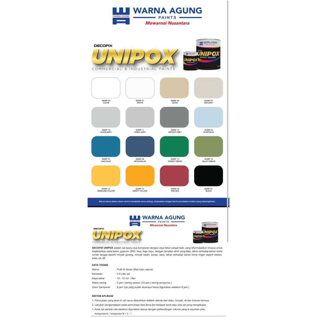 Epoxy UPOX cat keramik / kamar mandi / cat lantai / cat lapangan MURAH murah