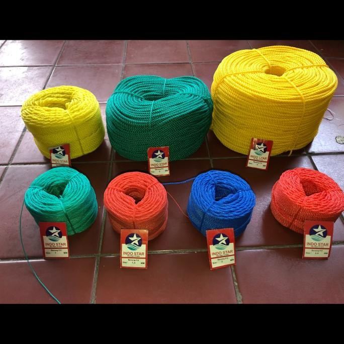

Tali Tambang 4Mm / Tambang Pe 4Mm Indostar 180 Meter New Stok