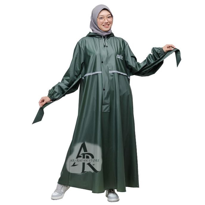 Sale Jas Hujan Wanita Bahan Pvc Karet Tebal Premium Gamis Muslimah