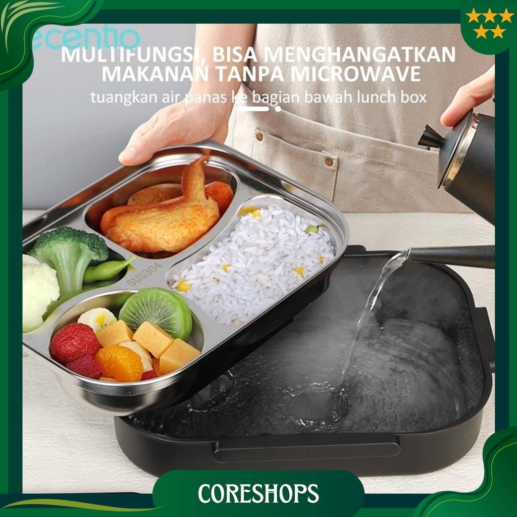 Ecentio Lunch Bag Tas Bekal Makanan Set/Tas Makanan/Totebag/Tas Kecil/Tas Karakter/Tas Piknik Kotak 