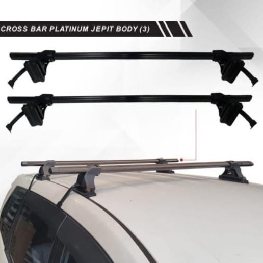 Roof Rack / Paket Rak besar dan Crossbar Universal untuk semua mobil