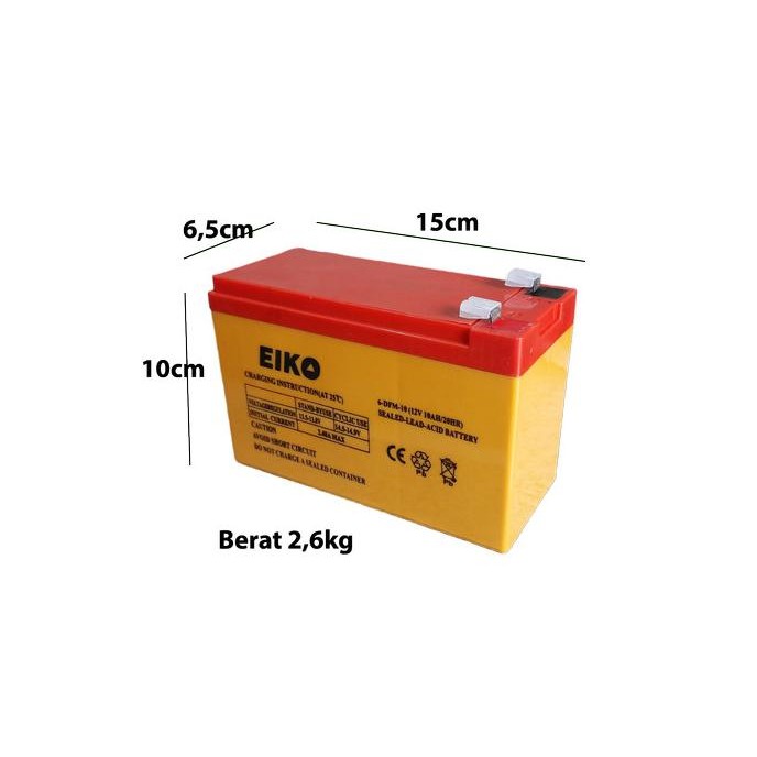 EIKO Battery Sprayer 12V 10ah ORIGINAL /aki sprayer