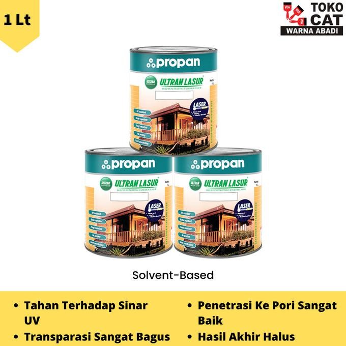 Terjangkau Cat Politur Propan Ultran Lasur 1 Liter