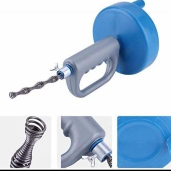 Kawat Fleksibel Pembersih Pipa Mampet 10 M / Alat Manual Pipa Mampet Baru