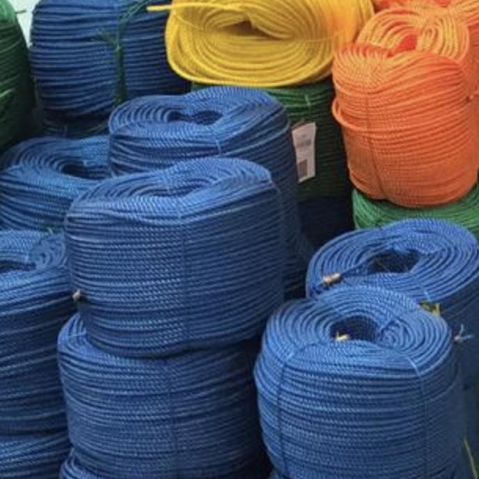 

Tali Plastik 6 Mm /Tali Tampar/Tali Tambang Warna New Stok