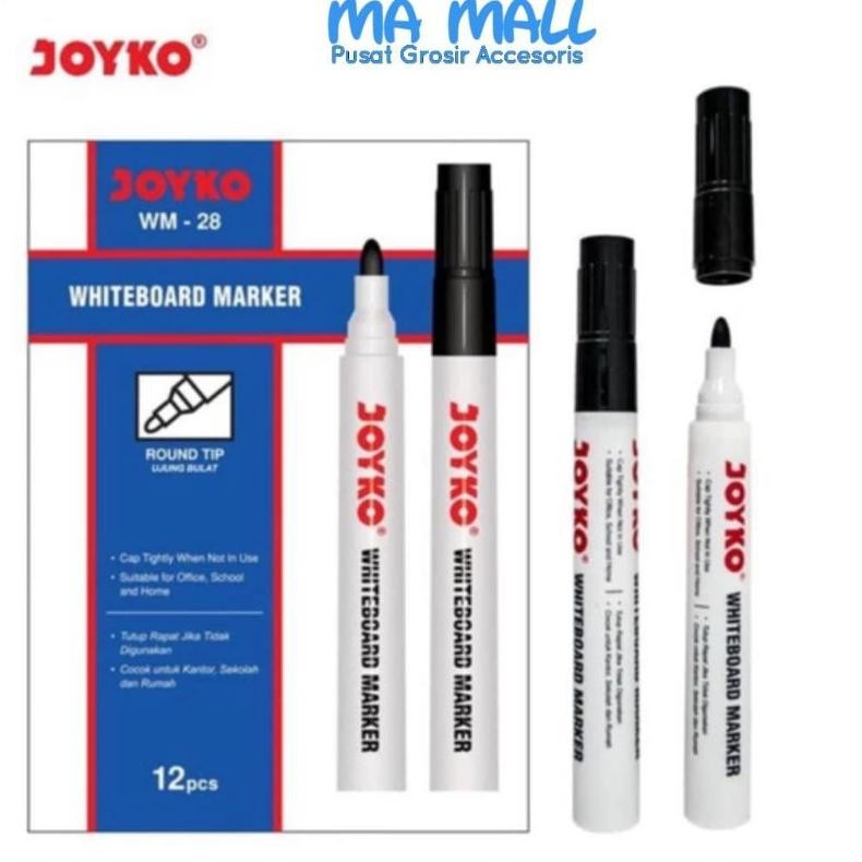 

ty-35 Spidol Joyko White board WM28 A89 Spidol Hitam Joyko Bisa di Hapus Buat Papan Tulis Berkualitas