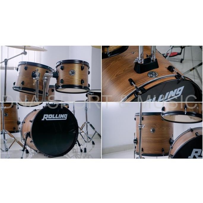 Drum Set Akustik ROLLING JB-1026 - ORIGINAL