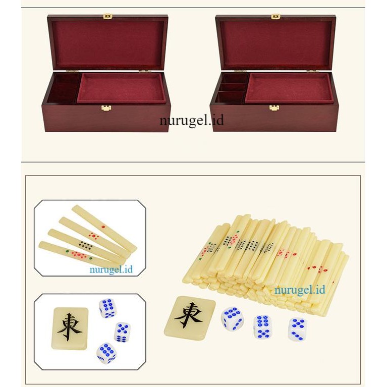 Japanese Riichi Mahjong Set Japan Maciok Mahyong Jepang PS88