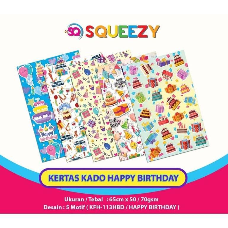 

ty-65 Kertas Kado Bisa Request Bungkusin Buat Kado B73 Terlaris