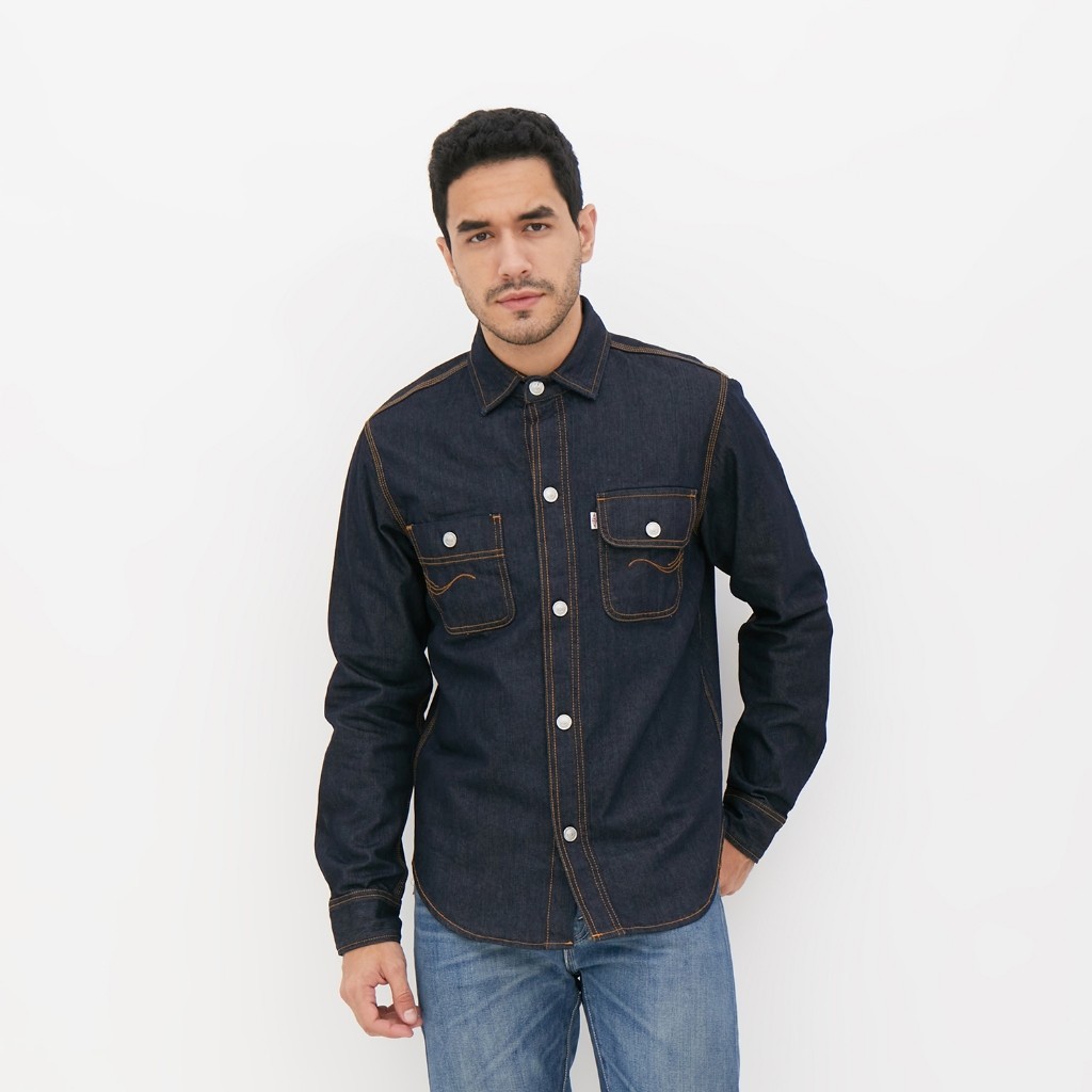 Used 1968 - Elevator Jaket Jeans Pria Regular Fit Rinse