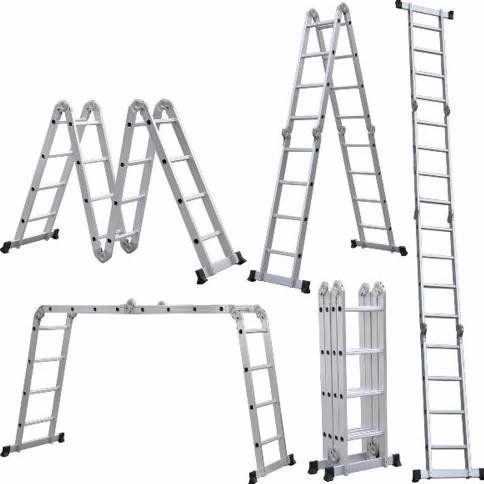 Tangga Lipat Aluminium Denko Mal4X5 Multipurpose Ladder 5.7M Original New Stok