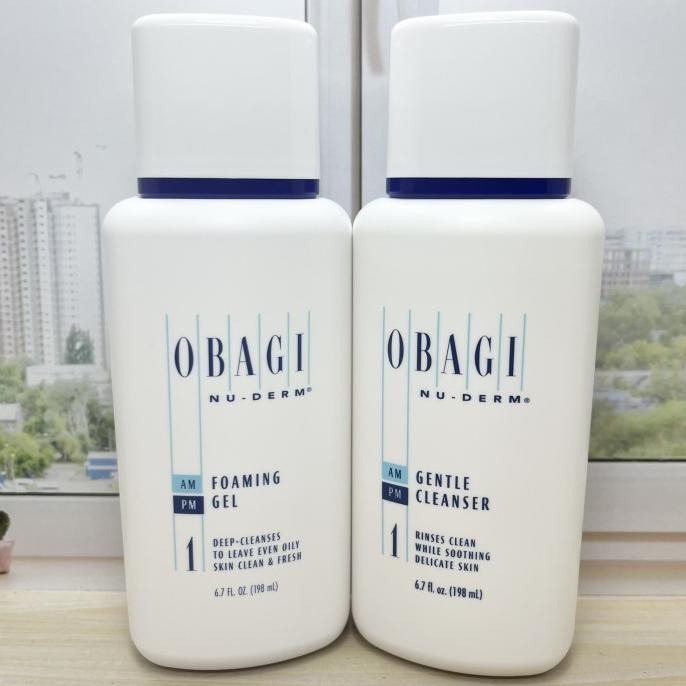 var Obagi Nu Derm Foaming Gel & Gentle Cleanser - 198ml 2 varian