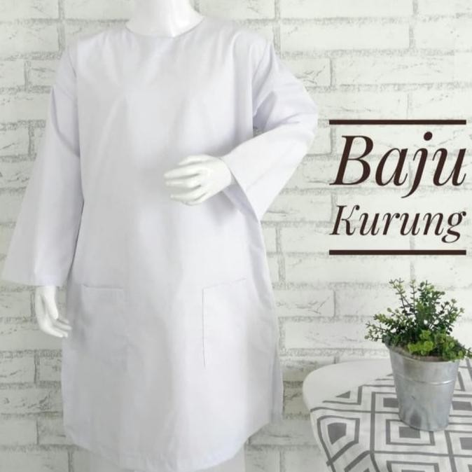 BAJU KURUNG PADANG,ATASAN TUNIK PUTIH, SERAGAM SEKOLAH SD,SMP, SMA