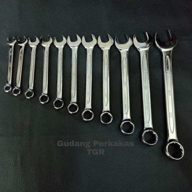 Murah Kunci Ring Pas Set 11 Pc Fukung / Combination Wrench Set / Fukung Asli