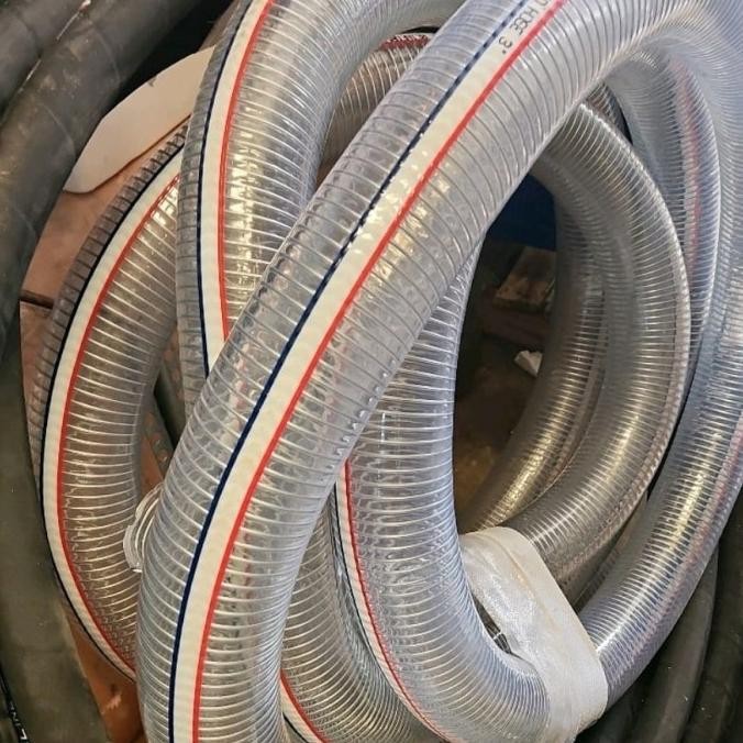 Selang Kawat Spiral 2-1/2" Selang PVC 2,5" Selang Minyak 2,5"Inch murah